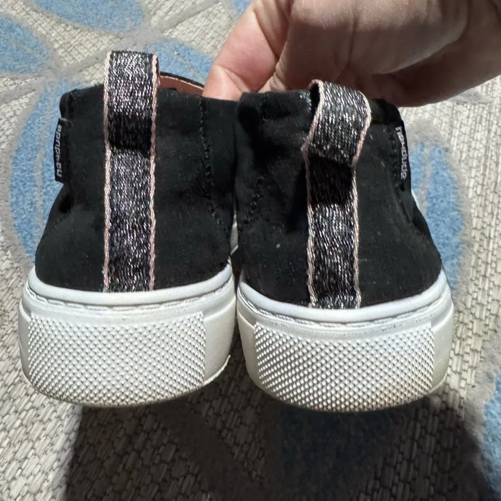 Hey Dude Peyton Croco slip on shoes black Size 10